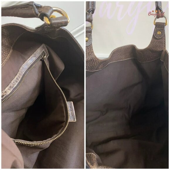 Authentic GUCCI Dark Brown Guccissima Leather New Pelham Large Shoulder Bag - Picture 13 of 15